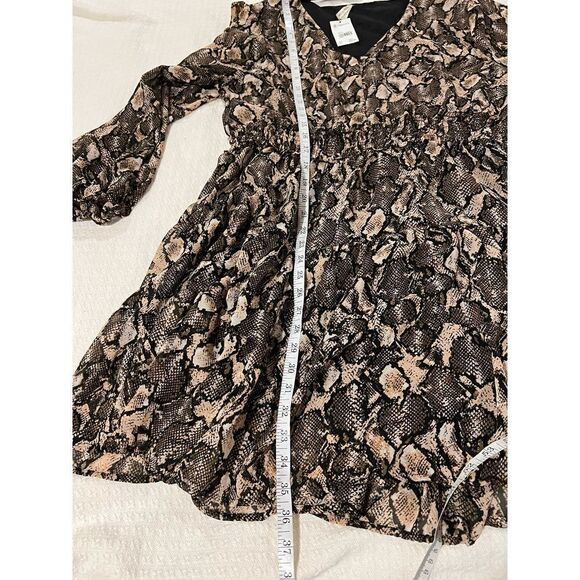 New Versona Cuban Sand Snake print dress size XL - Picture 7 of 10